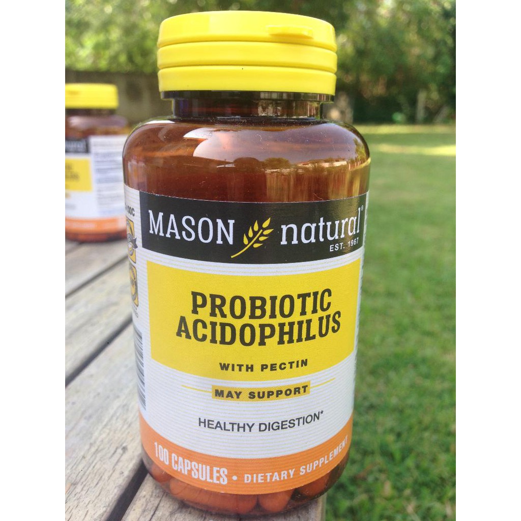 จุลินทรีย์โปรไบโอติค Probiotic Acidophilus With Pectin & Calcium 100
