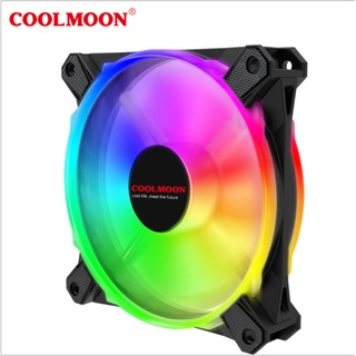 ชุดพัดลม ระบายความร้อน RGB เคส COOLMOON Colorful x1 สินค้าใหม่ ราคาสุดคุ้ม พร้อมส่ง ส่งเร็ว ประกันไทย CPU2DAY