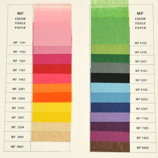 สินค้า กระดาษห่อ กระดาษรองด้านใน กระดาษสา แพ้กละ10 แผ่น กระดาษขาวบางแบบสีๆมีสไตล์ จำนวนของแต่ละสี ดูที่ภาพสุดท้ายค่ะ