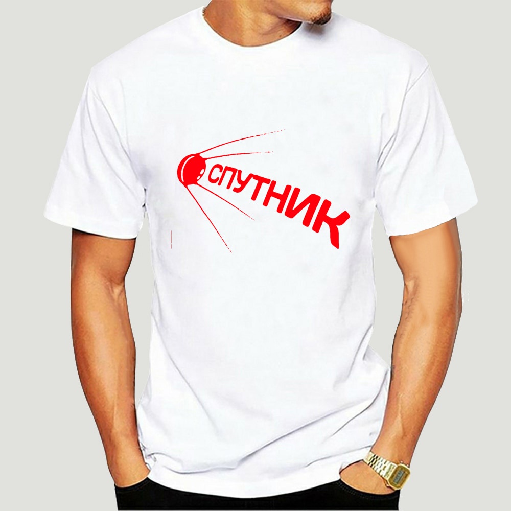 เสื้อยืดโอเวอร์ไซส์sputnik-1957-เสื้อยืดลําลอง-แขนสั้น-พิมพ์ลายจรวดอวกาศ-รัสเซีย-รัสเซีย-รัสเซีย-ย้อนยุค-สุดเท่-4994as