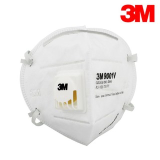 3M 9001V P1 Particulate Mask  หน้ากากป้องกันฝุ่น ละออง 1ชิ้น