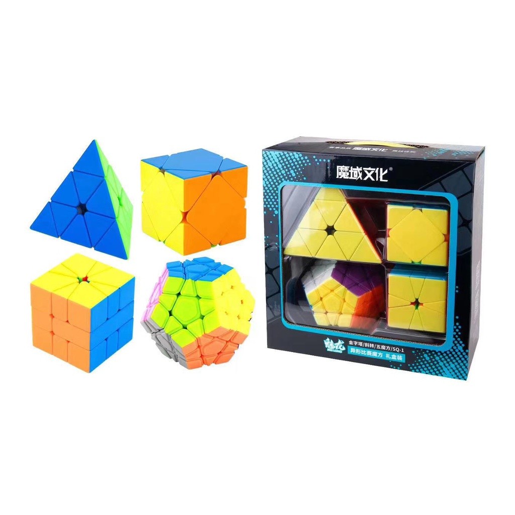 รูบิค-rubik-box-set-4-ชิ้น-rubik-ของเล่นฝึกทักษะ-วัสดุ-abs