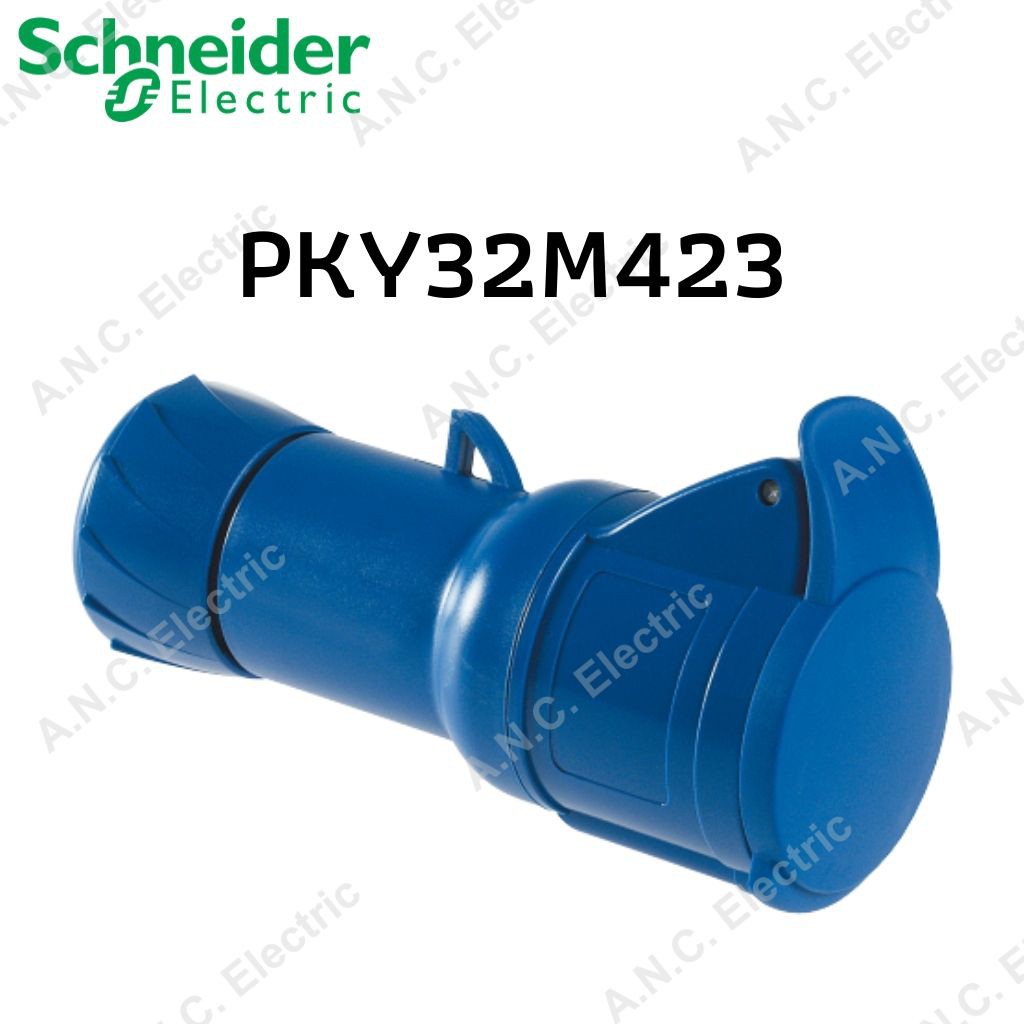 schneider-เต้ารับอุตสาหกรรม-230v-32a-pky32m423
