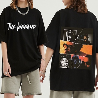 แฟชั่นคลาสสิกเสื้อยืด ผ้าฝ้าย พิมพ์ลายกราฟฟิค The Weeknd สไตล์วินเทจ ขนาดใหญ่ สําหรับผู้ชาย