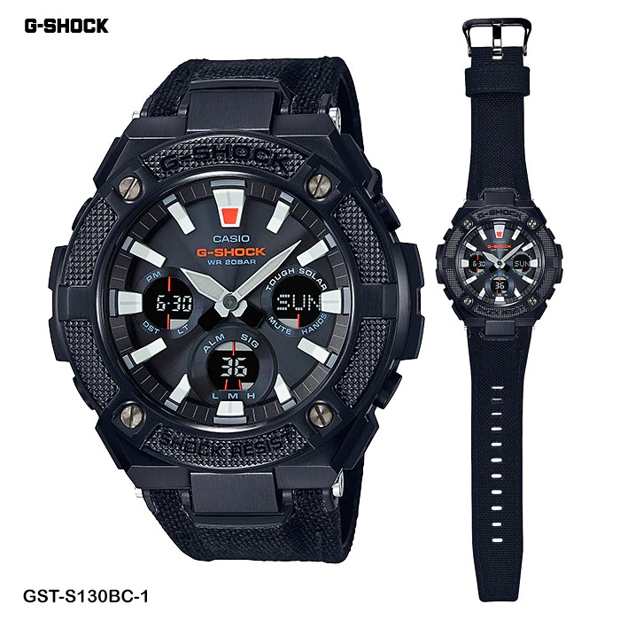 Casio G-shock G-STEEL นาฬิกาข้อมือ สายยางเรซิ่น รุ่น GST-410 GST