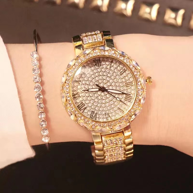 ภาพสินค้าB.s Bes ins นาฬิกาข้อมือควอตซ์ ประดับเพชร หรูหรา กันน้ํา พร้อมกล่อง สําหรับผู้หญิง จากร้าน mengmei0331.th บน Shopee ภาพที่ 7