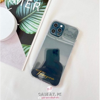 เคสพื้นใส ใส่ชื่อสีทอง ตำแหน่ง8 (Ruthligos)  i13 pro max s22 ultra note20 a53 a73 reno7 v23 เคสกันกระแทก