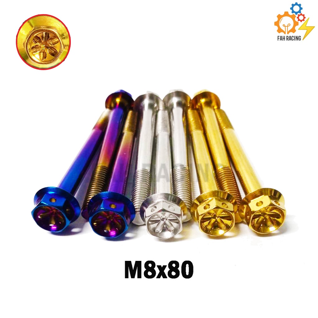 น๊อต-หัวเจาะดาว-m8-เบอร์12-ยาว-80-มม-ราคาต่อตัว