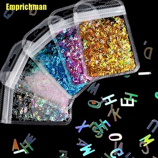 (Emprichman) ตัวอักษรเรซิ่นอีพ็อกซี่ 5 สี คละแบบ