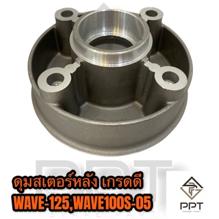 ดุมสเตอร์ ดุมจับสเตอร์ เวฟ  wave125,s,r,iบังลม wave100s-05ท้ายแหลม