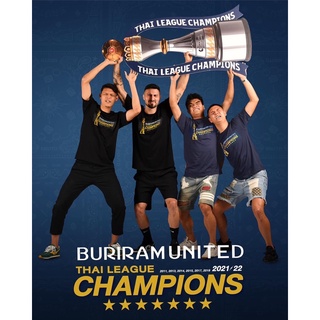 ภาพหน้าปกสินค้าเสื้อยืดบุรีรัมย์พิเศษ ฉลองแชมป์ 7th แชมป์ไทยลีก ของแท้💯- Official T-Shirt Buriram 7th Champions 2021/22 ที่เกี่ยวข้อง