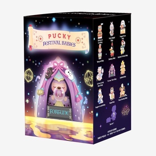 **แบบสุ่มไม่สามารถเลือกลายได้**FIGURE PUCKY Festivas ฟิกเกอร์ Pop Mart ของแท้