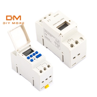 DIYMORE ตั้งเวลาควบคุมสวิตช์รีเลย์ดิจิตอล LCD ที่ตั้งโปรแกรมได้ 12V/24V/110V/220V