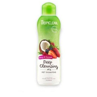 TROPICLEAN DEEP CLEANSING PET SHAMPOO(BERRY&COCONUT)