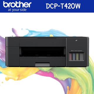 ภาพหน้าปกสินค้าBrother DCP-T420W Refill Tank Printer / Print, Scan, Copy /   Wi-Fi Direct ที่เกี่ยวข้อง