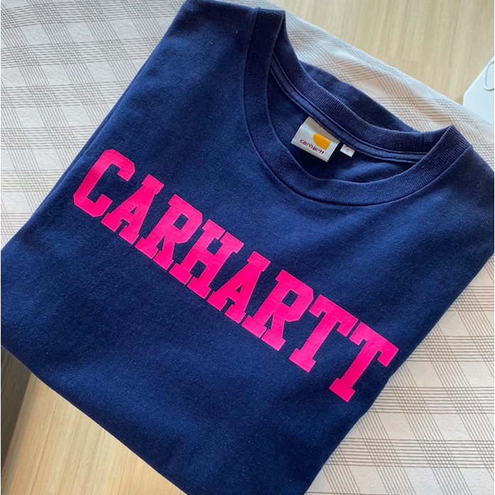 second-hand-carhartt-blue-tee-size-s