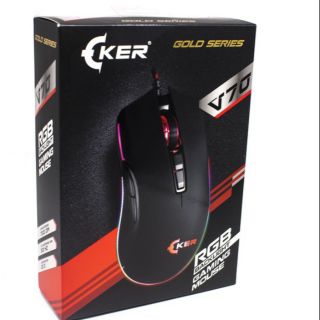 GAMING Mouse มี MACRO รุ่น OKer  GM-369 สีดำ มีรุ่น G-21สีชมพู