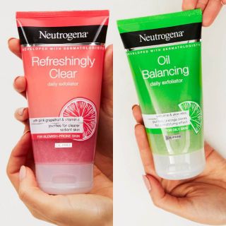 🇫🇷Neutrogena Visibly Clear Pink Grapefruit Daily Exfoliators &amp; Face Scrubs 150ml