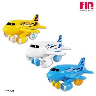 สินค้า FIN ของเล่นเครื่องบินใส่ถ่าน มีไฟ มีเสียง รุ่น TOY-581 ของเล่นเด็ก ของเล่นมีเสียงมีไฟ ของเล่นเสริมพัฒนาการ