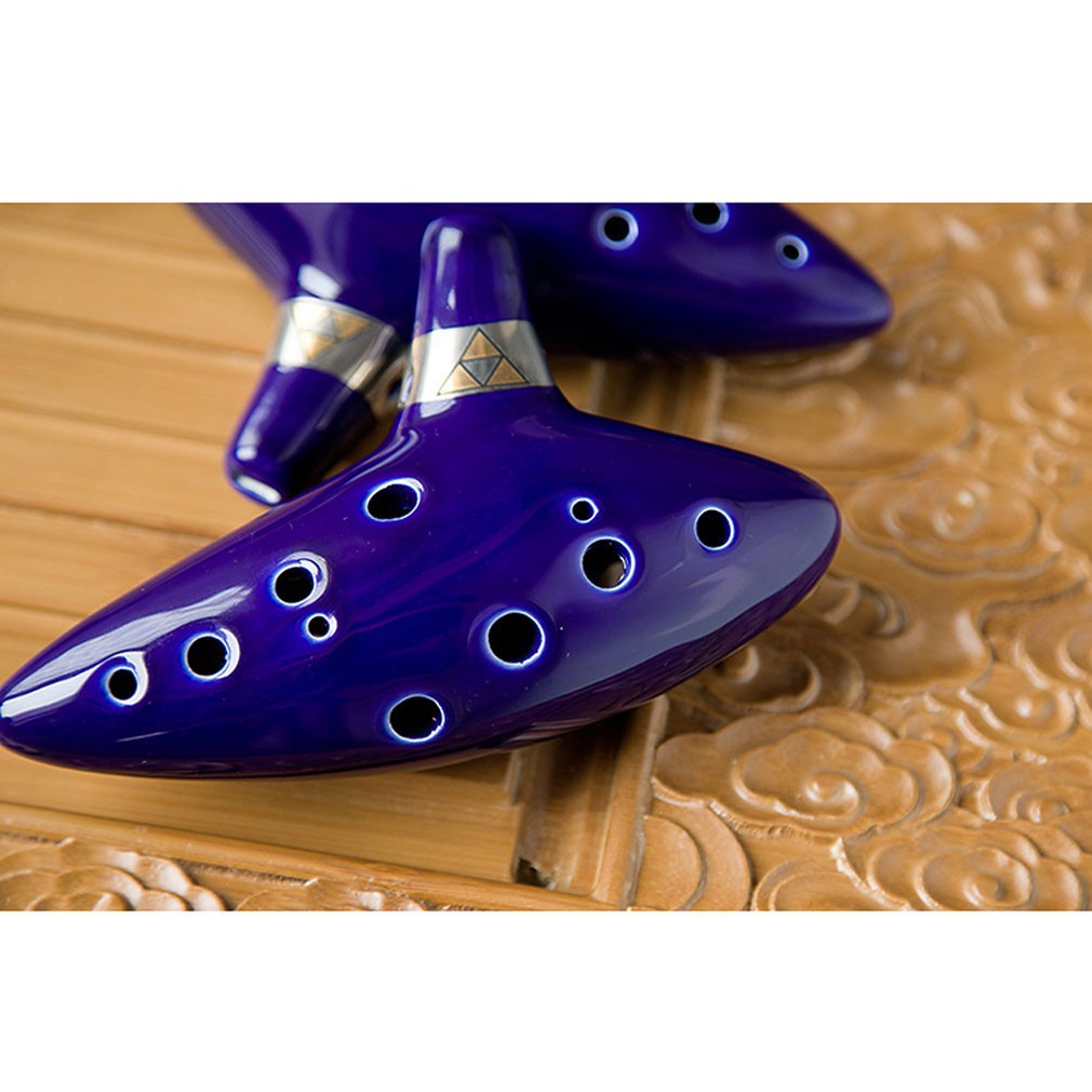 alto-c-legend-of-zelda-ocarina-ขลุ่ยเซรามิก-สีฟ้า-เครื่องดนตรี