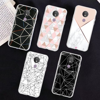 ภาพหน้าปกสินค้าเคสโทรศัพท์มือถือแบบใสลายเรขาคณิตสําหรับ Motorola Moto G7 Power G6 Play G5S G5 Plus ที่เกี่ยวข้อง