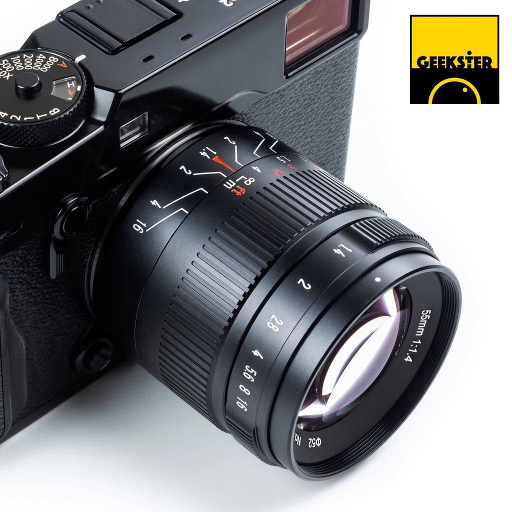 ภาพสินค้า7Artisans ️ 55mm f1.4 Lens ️ เลนส์มือหมุน ( 50mm 50 55 mm f 1.4 ) จากร้าน geekster บน Shopee ภาพที่ 3