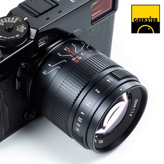ภาพขนาดย่อของภาพหน้าปกสินค้า7Artisans ️ 55mm f1.4 Lens ️ เลนส์มือหมุน ( 50mm 50 55 mm f 1.4 ) จากร้าน geekster บน Shopee ภาพที่ 3