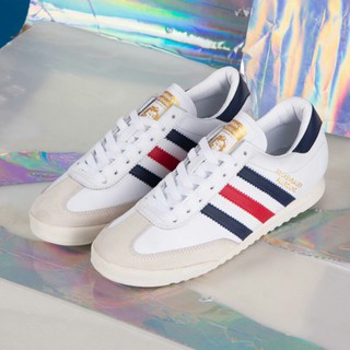 รองเท้าผ้าใบ Adidas Beckenbauer สีขาวสไตล์ฝรั่งเศส