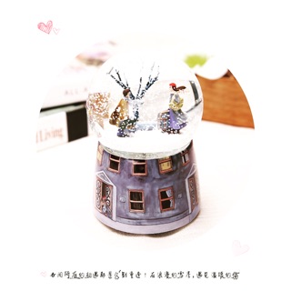 Music box กล่องเพลง กล่องดนตรี เกาหลี หมุนได้ มีหิมะด้านใน หมุนออโต้