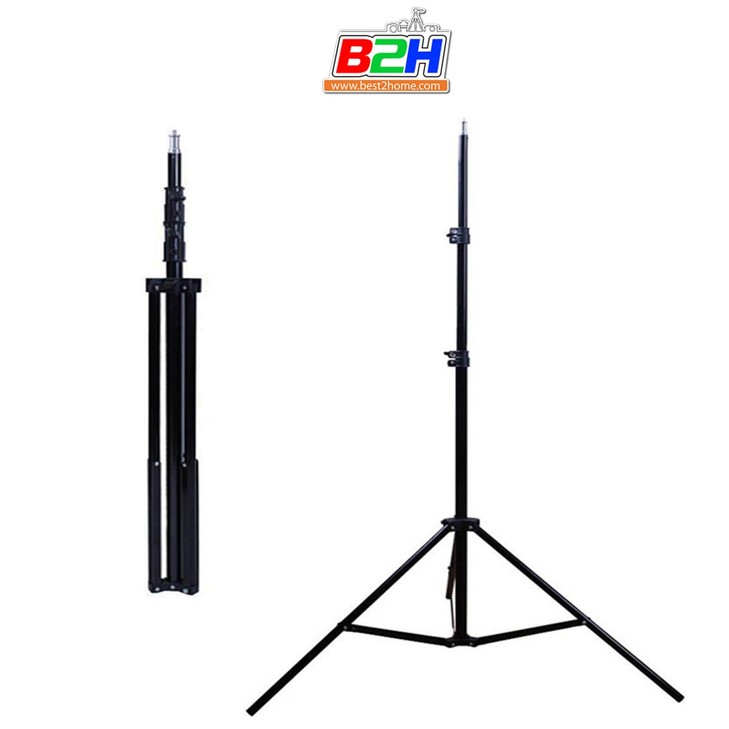 ขาตั้งไฟ-ขาตั้งไฟสำหรับแฟลชสตูดิโอ-light-stand-flash-stand-2-4m-หัวเกลียว