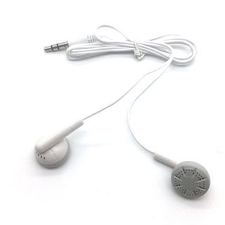สินค้า 60cm Wired Earphone Mobile Phone In-ear 3.5mm Jack Headset Solid Color Universal Headset