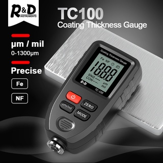 ภาพหน้าปกสินค้าR&d TC100 เกจวัดความหนาเคลือบ 0.1 ไมครอน 0-1300 สําหรับทดสอบความหนาฟิล์มสีรถยนต์ FE NFE ที่เกี่ยวข้อง
