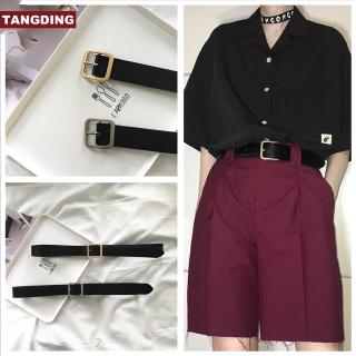 ภาพหน้าปกสินค้า【COD Tangding】Simple Fashion Black Belt Korea New Fashion Match Clothes Accessory ที่เกี่ยวข้อง