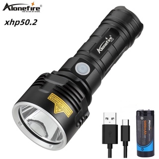 Alonefire H030 ไฟฉาย LED XHP50.2 ชาร์จ USB กันน้ํามีประสิทธิภาพ