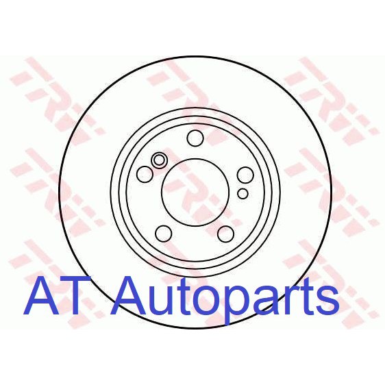 จานเบรคหลัง-benz-w208-clk200-clk200kom-clk230kom-1997-2002-df2757-ราคาสินค้าต่อ1ใบ