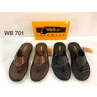 รองเท้าหนังแท้ Walker WB 701 แบบหูหนีบ