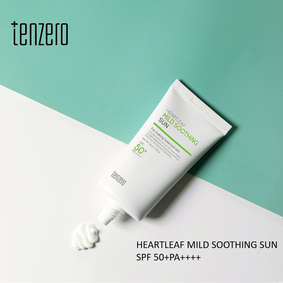 TENZERO Daily Tone Up Sun/Heartleaf Mild Soothing/Hyaluronic Acid ...
