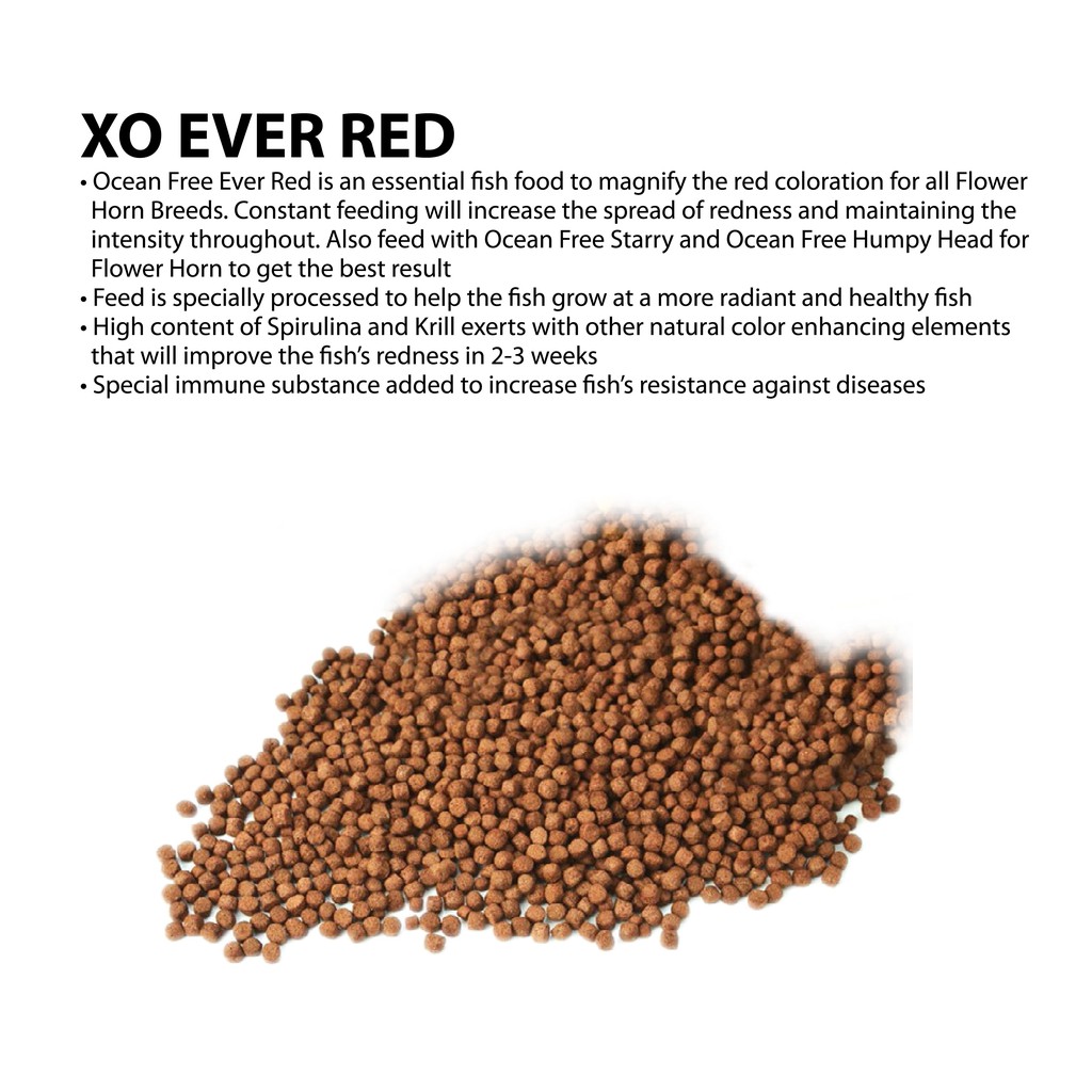 อาหารปลาหมอสี-xo-ever-red-สูตรเร่งสีแดง-กระป๋องแดง