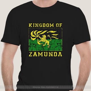 เสื้อยืดโอเวอร์ไซส์ใหม่สไตล์ขายร้อน Kingdom Of Zamunda มาอเมริกา Mr. Randy Watson เสื้อยืดS-3XL