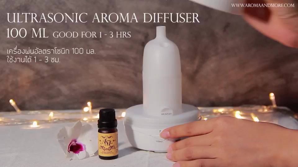 aroma-amp-more-เครื่องพ่นไอน้ำอโรมา-aroma-diffuser-ultrasonic-100-ml-กระจายกลิ่นหอมทั่วห้อง