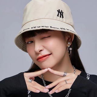 ของใหม่แท้พร้อมส่ง mlb bucket hat MLB Monogram Jacquard Bucket Hat MLB หมวกปีก logoMLBหมวกบักเก็ต