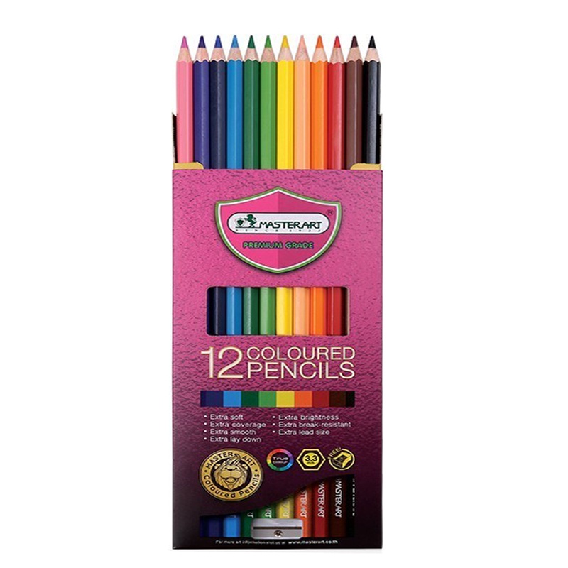 มาสเตอร์อาร์ต-สีไม้-ดินสอสี-1-หัว-12สี-24สี-36สี-48สี-master-art-colored-pencils