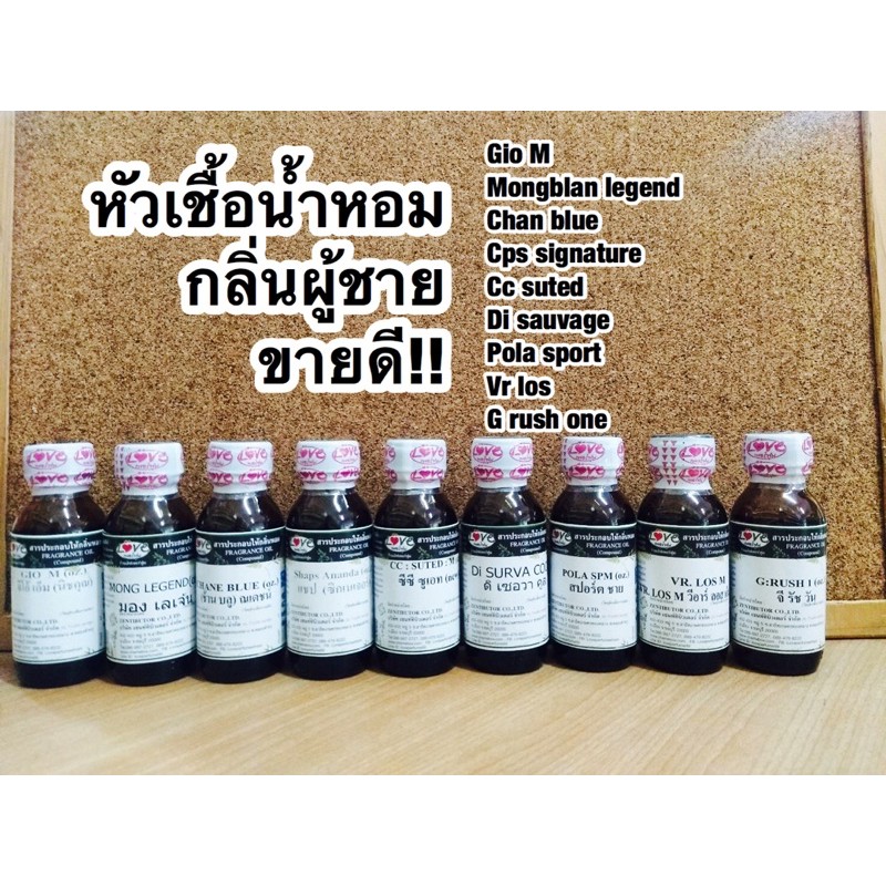 หัวน้ำหอมกลิ่นผู้ชาย-ขายดี-พร้อมส่ง