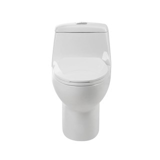 Sanitary ware TOILET 1-PIECE MOYA 386 3/6L WHITE sanitary ware toilet สุขภัณฑ์นั่งราบ สุขภัณฑ์ 1 ชิ้น MOYA 386 3/6L สีขา