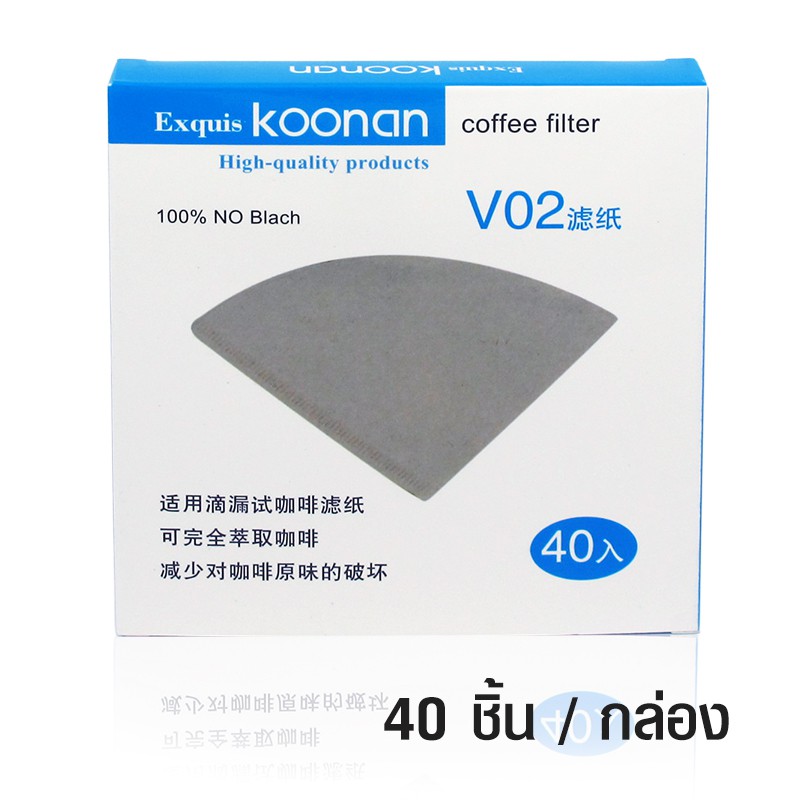 กระดาษกรองกาแฟ-กระดาษดริป-ทรงกรวย-ขนาด-2-4-ถ้วย