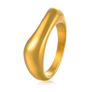 ภาพหน้าปกสินค้าVnox แหวนสเตนเลส สีทอง สําหรับผู้หญิง ที่เกี่ยวข้อง
