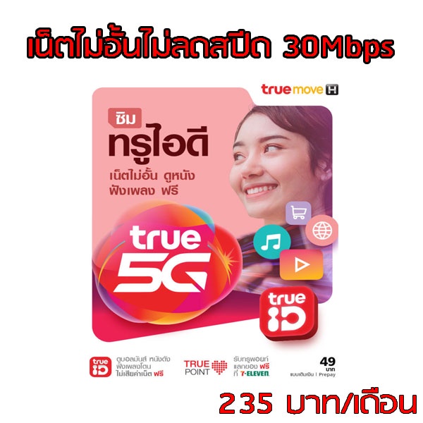 ซิมเน็ตtruemove-แบบเติมเงินรายเดือน-เน็ตเต็มสปีดไม่มีลด-4เมค-10เมค-15เมค-20เมค-30เมค-เดือนแรกใช้ฟรีจ้า