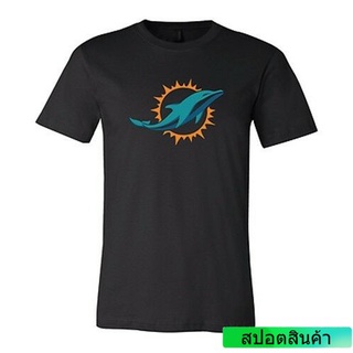 เสื้อยืดผู้ชายพิมพ์ลาย Miami dolphins nfl Team