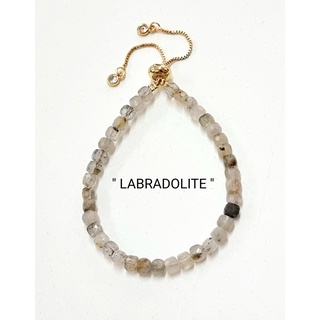 ข้อมือลูกเต๋า"LABRADOLITE "ลาบราดอไลท์"