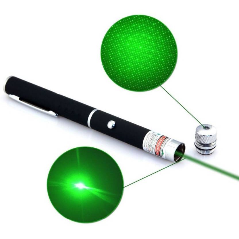 laser-pointer-ปากกา-เลเซอร์-สีเขียว-5-mw-ปากกาเลเซอร์-สามารถปรับเปลี่ยนลายได้-พกพาสะดวก